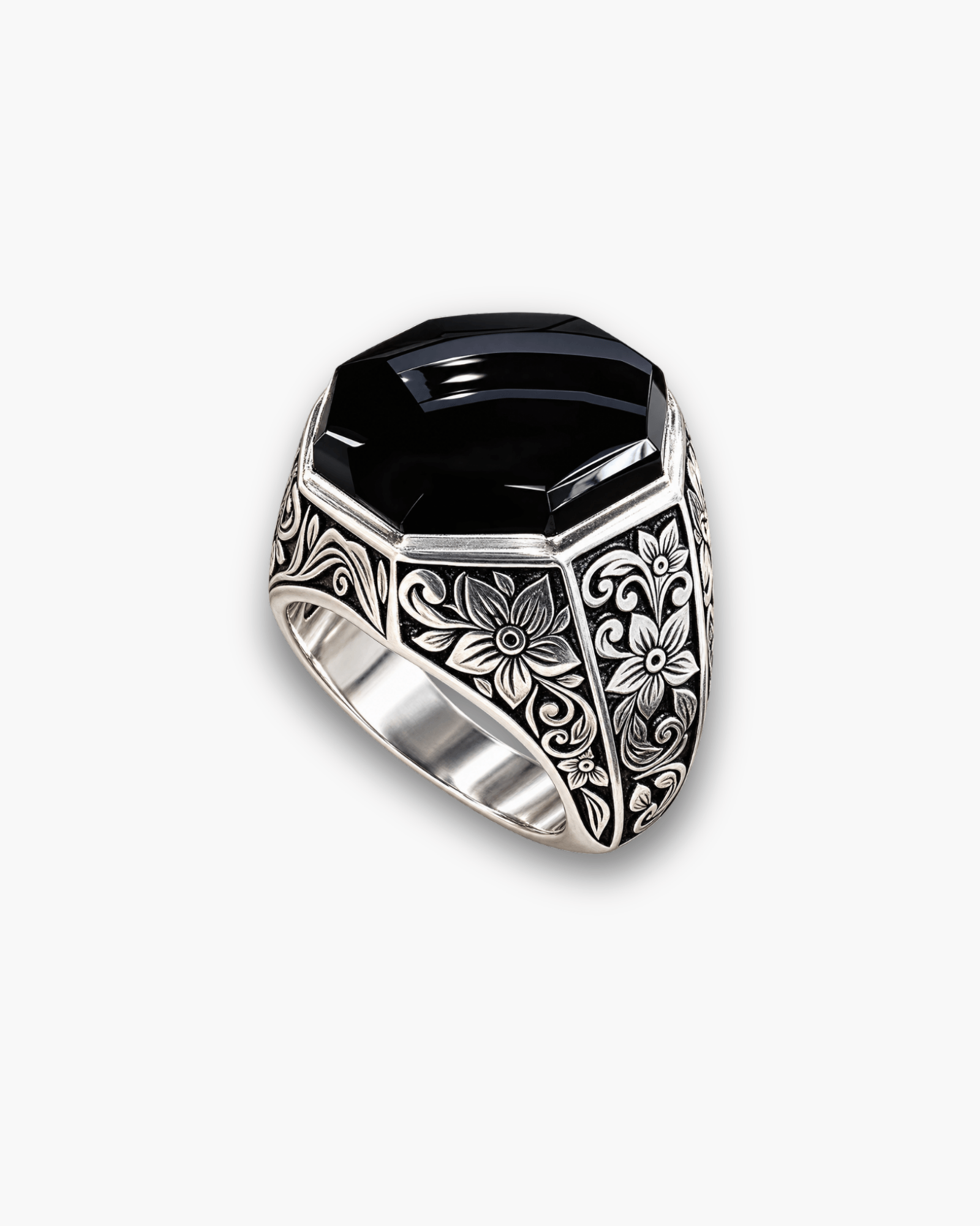 Mystic Bloom Agate Ring
