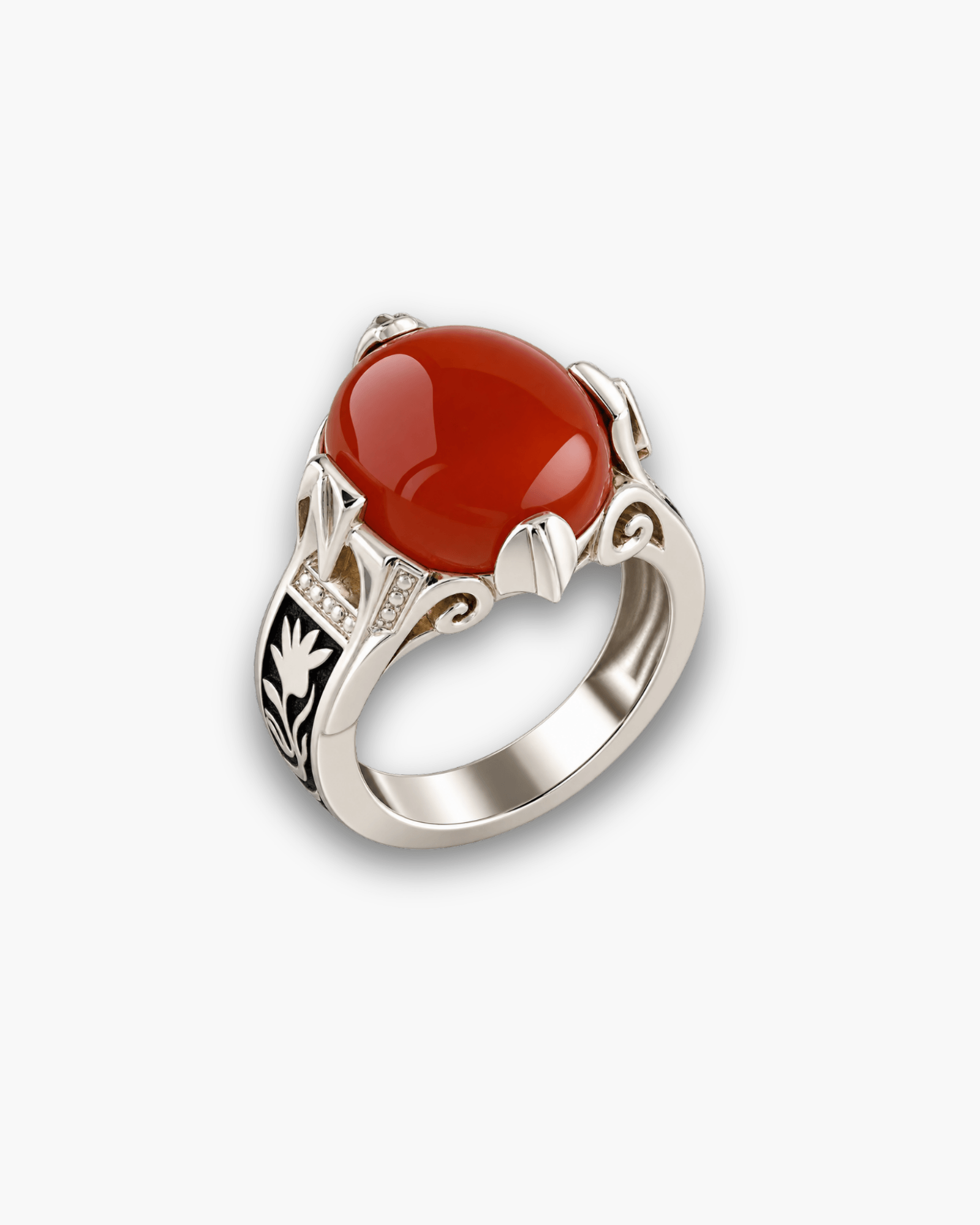 White Pearl Statement Ring