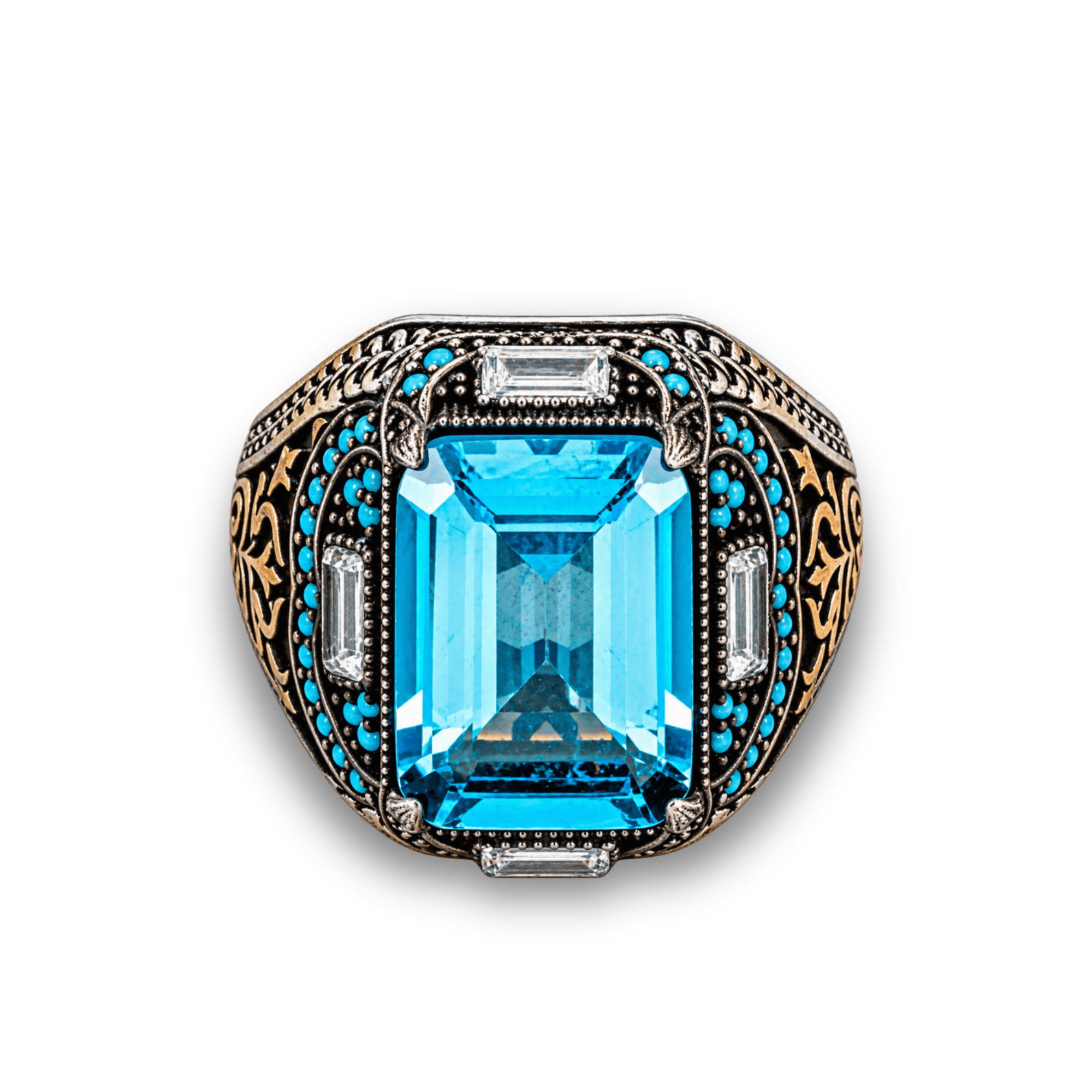 Aquamarine Regent Ring