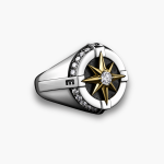 Compass Signet Ring
