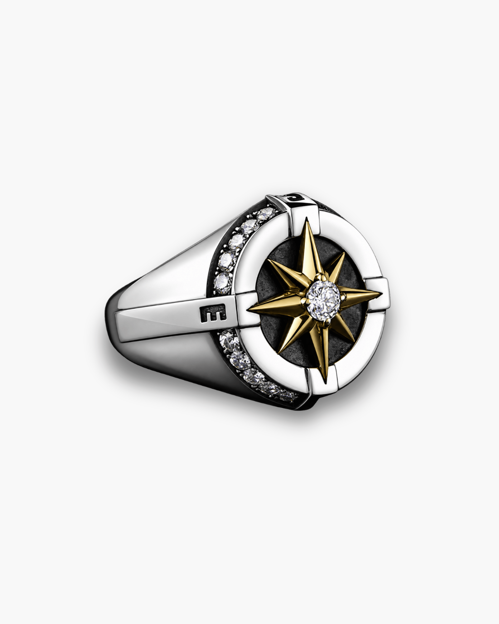 Compass Signet Ring