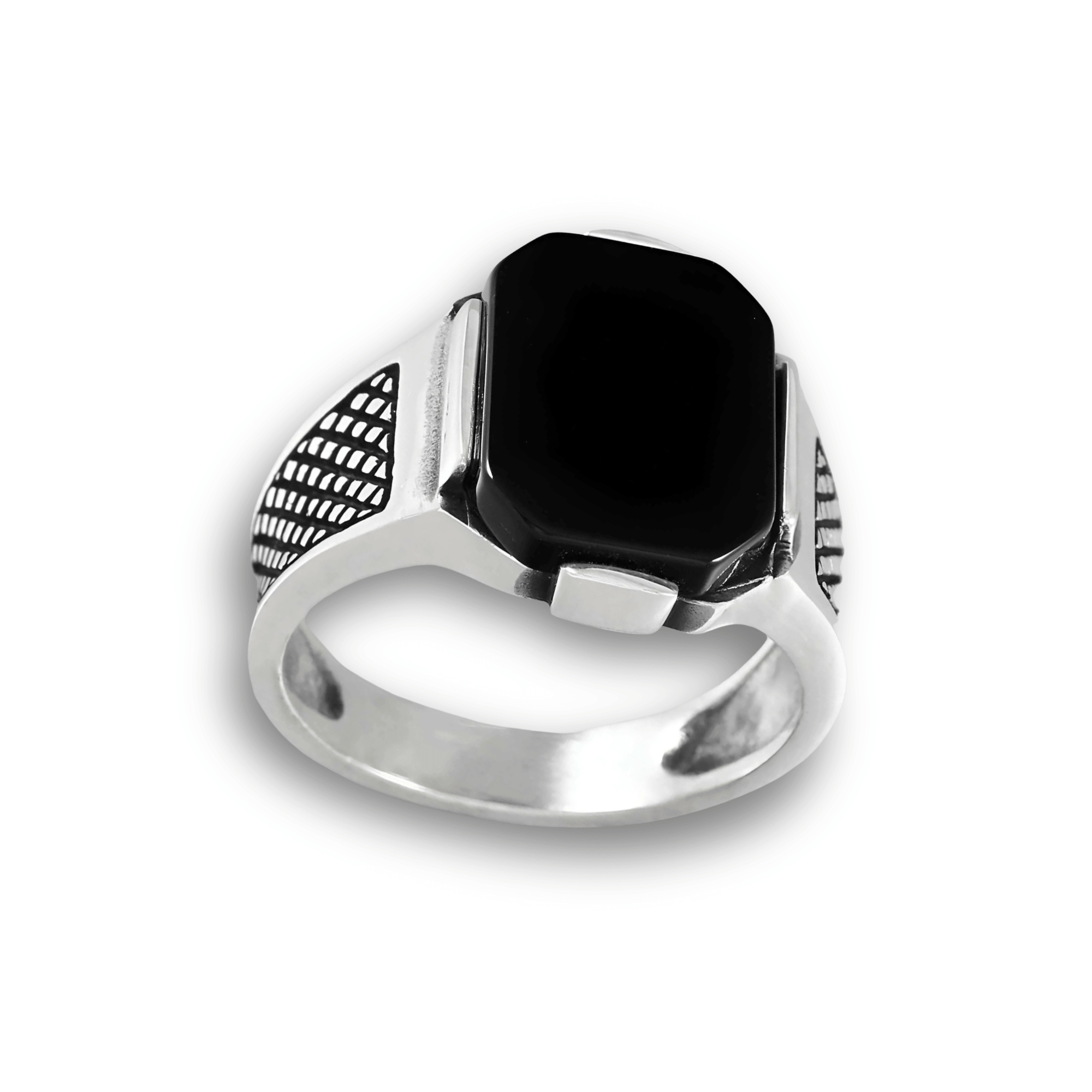 Onyx Silver Ring