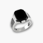 Classic Onyx Silver Ring