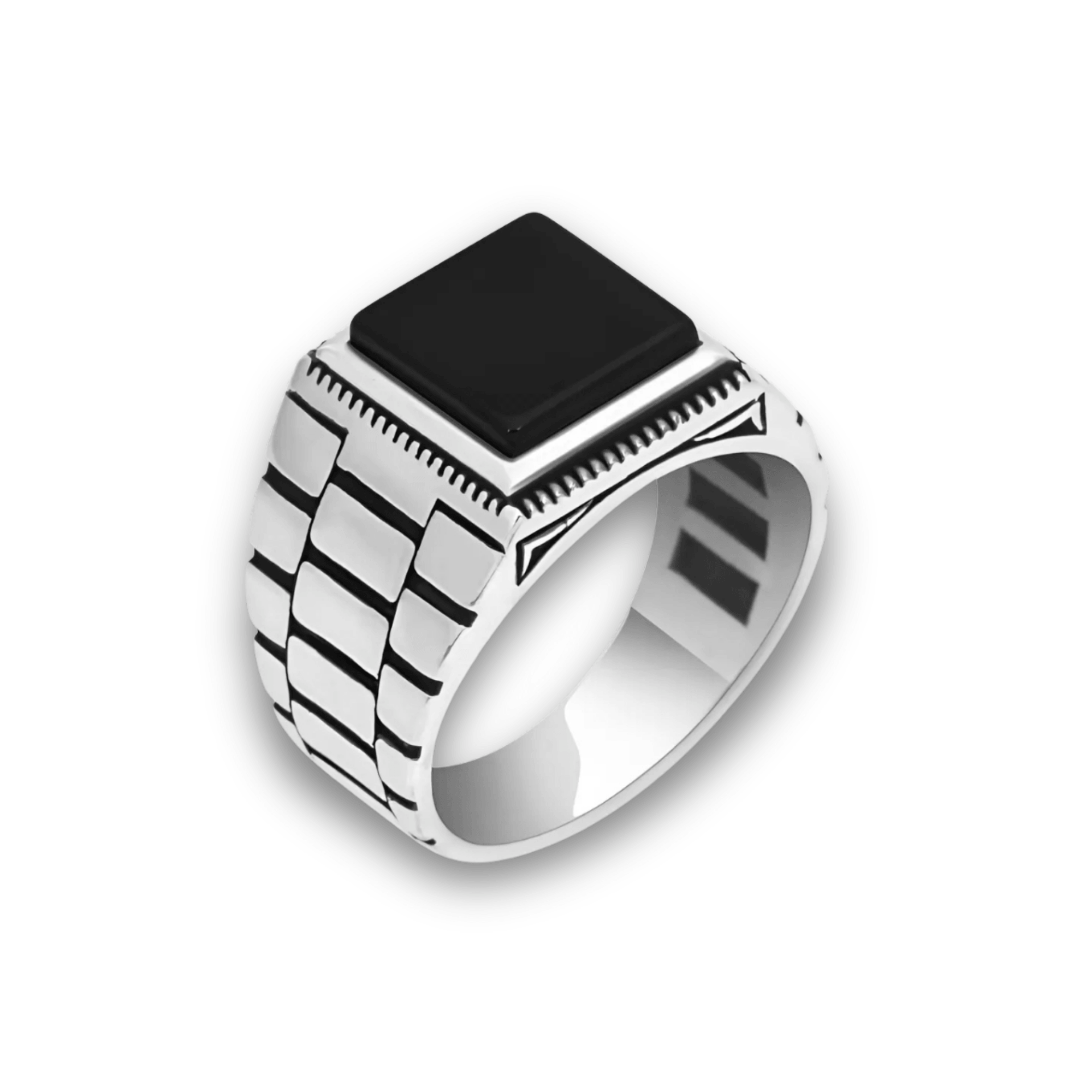 The Victorian Black Ring – 925 Silver