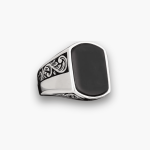 Black Iconic Signet Ring