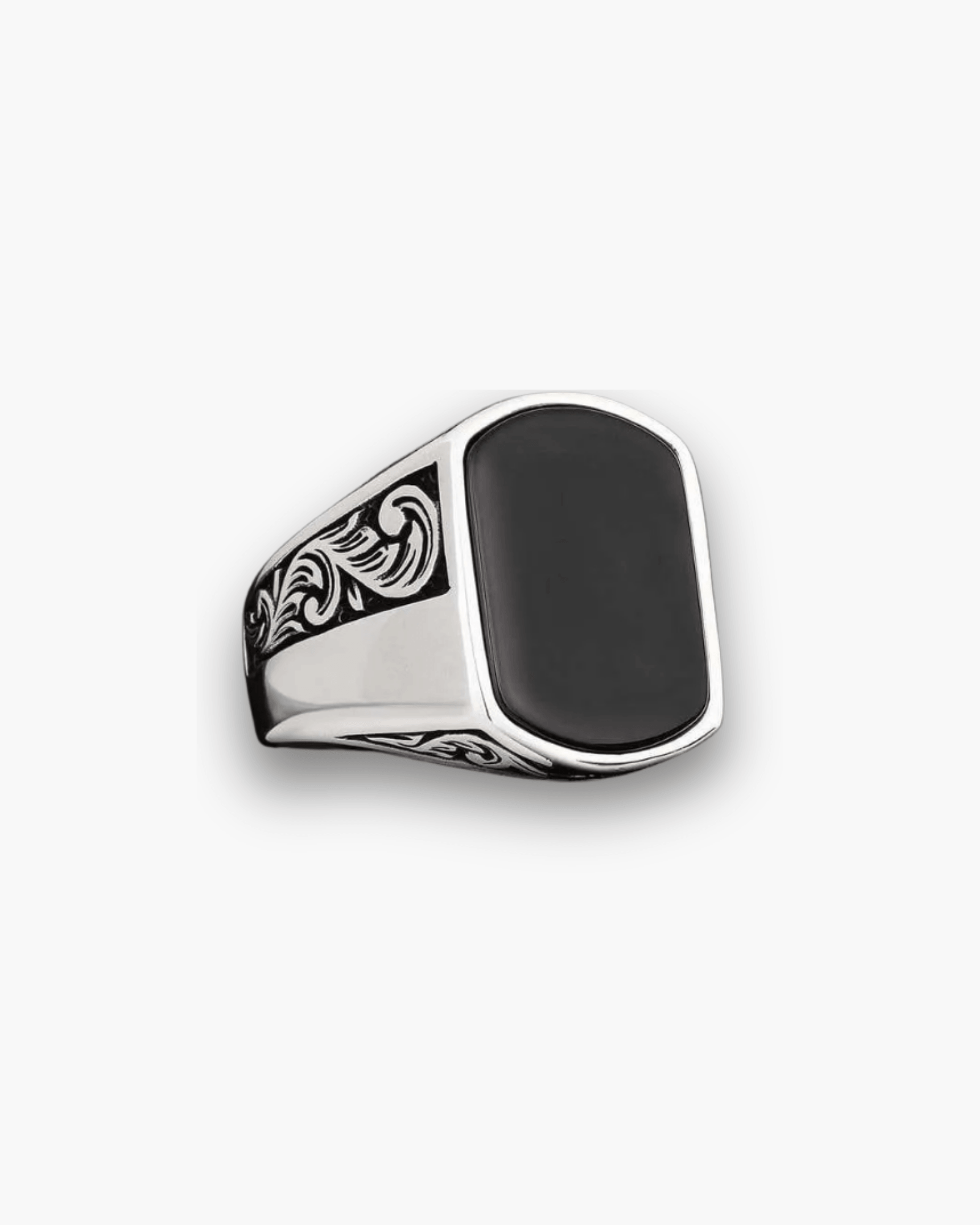 Black Iconic Signet Ring