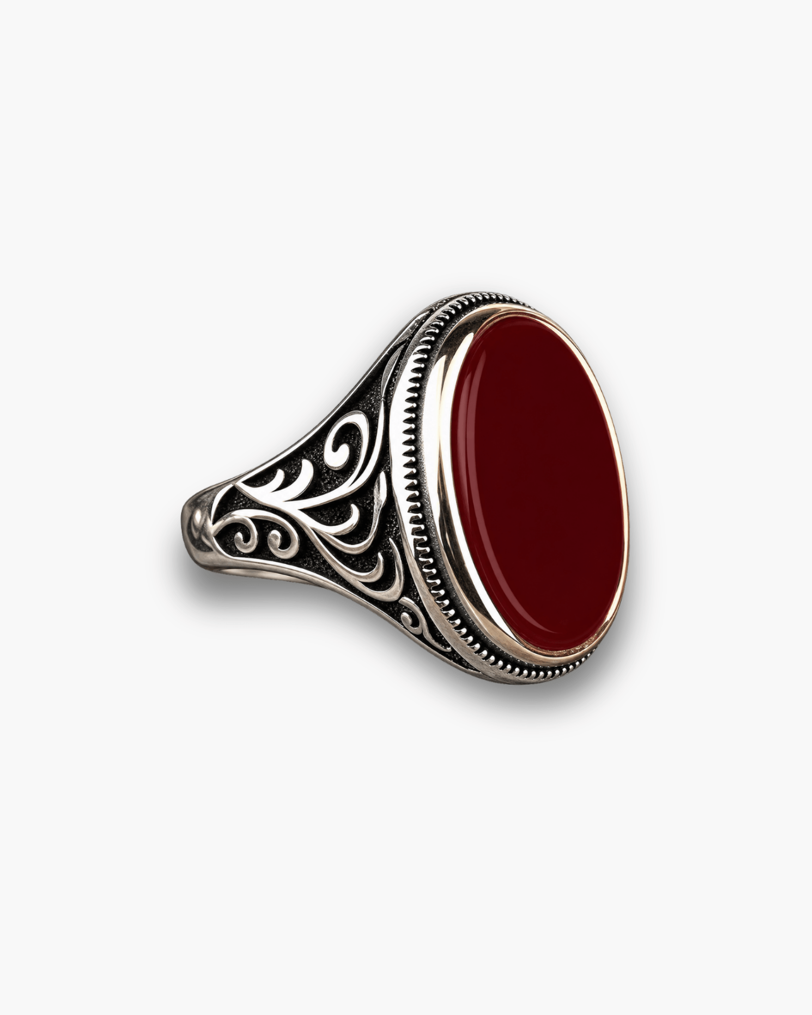 Heritage Dual Aqeeq Ring