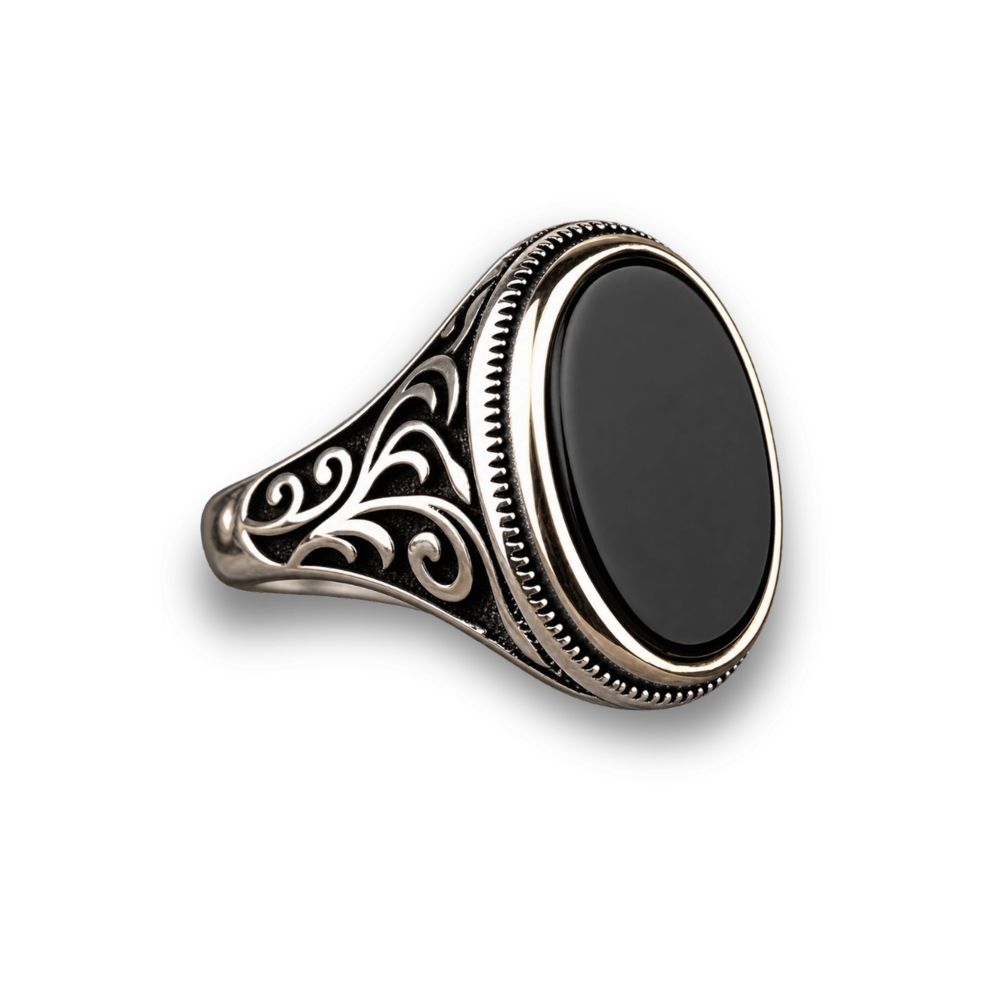 Heritage Dual Aqeeq Ring