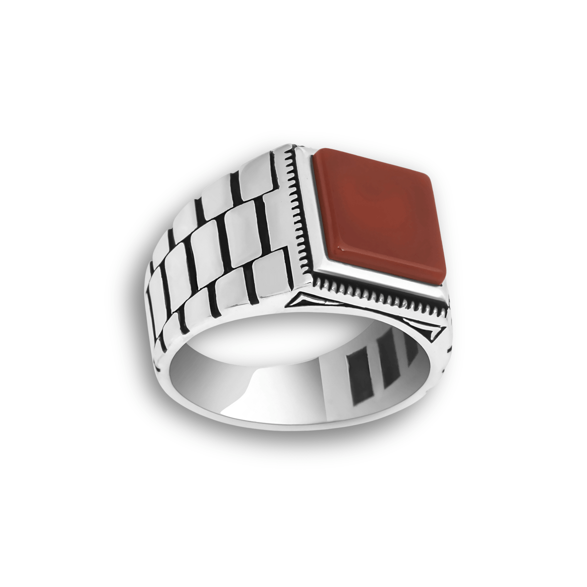 The Victorian Red Ring – 925 Silver