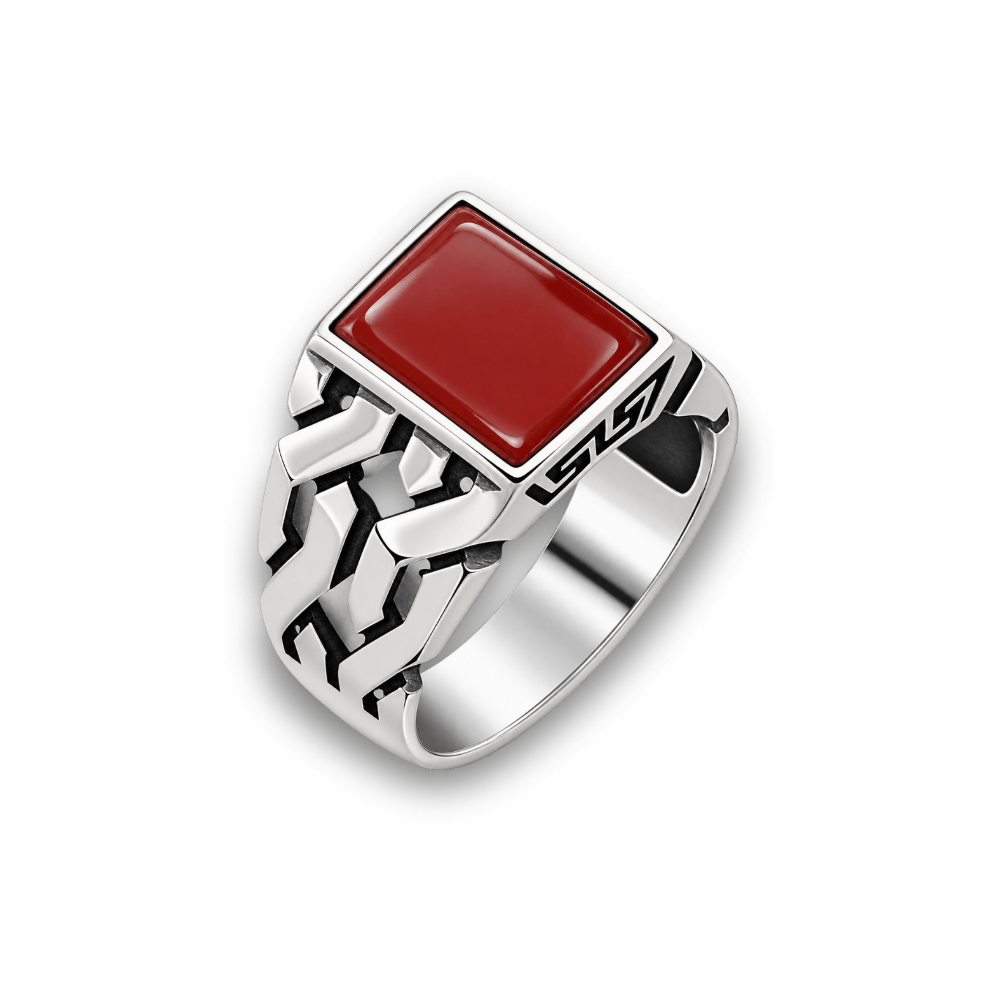 The Cypher – RGB Feroza Ring (925 Silver)