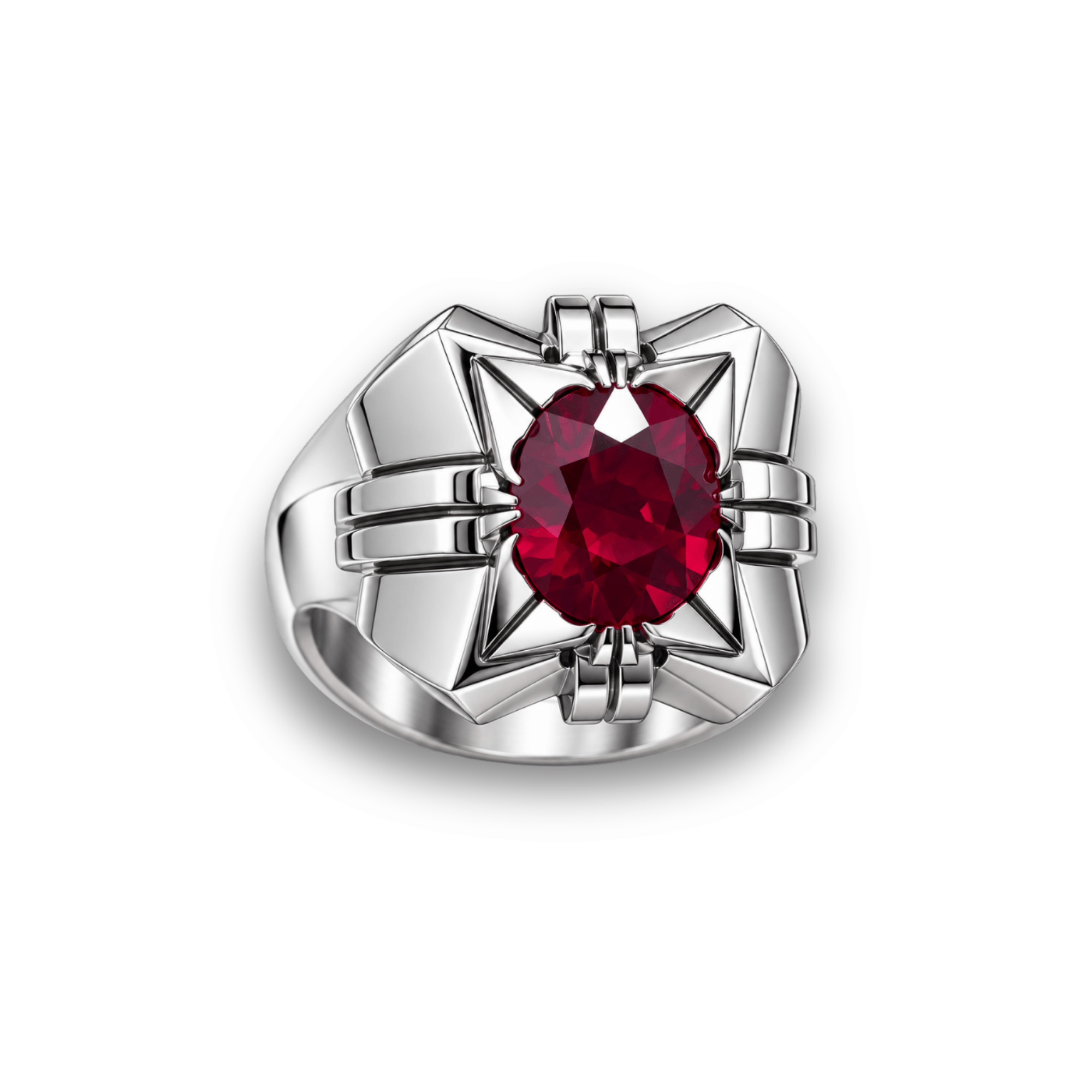 Sultan’s Ruby Crown Ring