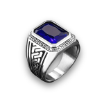 Greek Scarlet Ring (Blue)