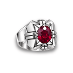 Sultan’s Ruby Crown Ring