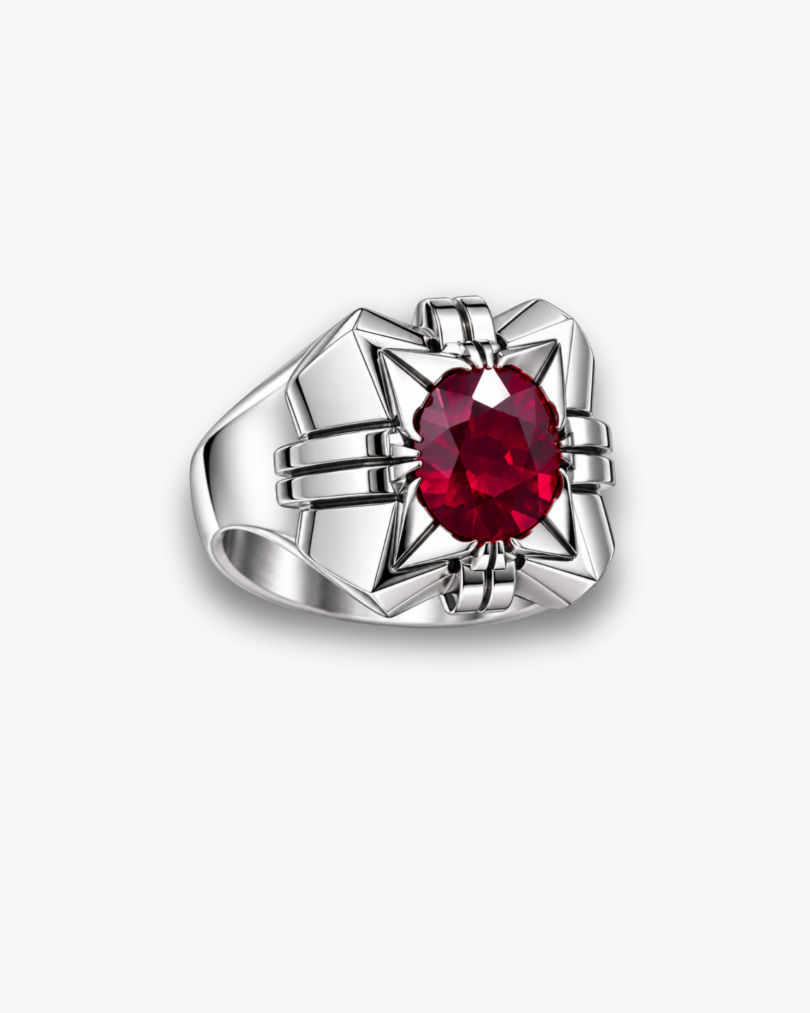 Sultan Ruby Crown Ring