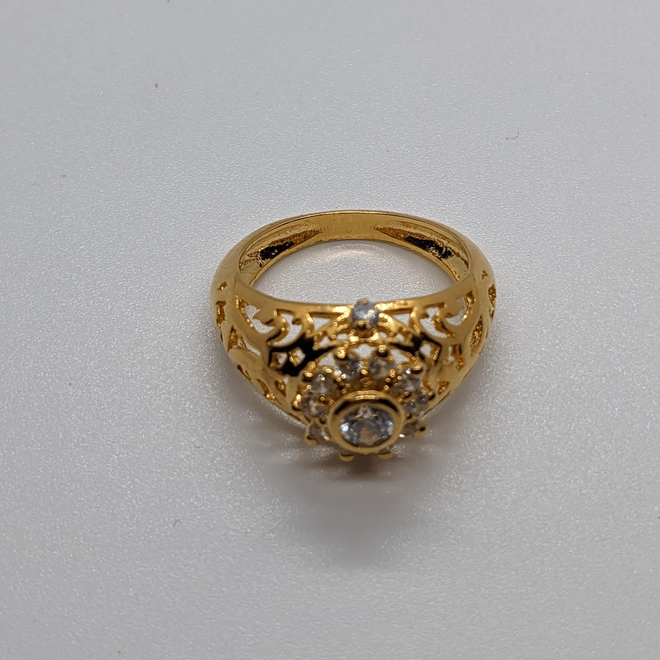 The Golden petal ring