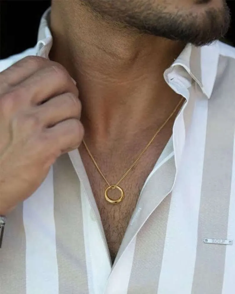 Cresent Circle Pendant - Image 2