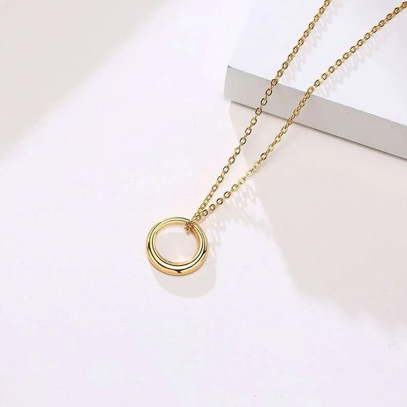 Cresent Circle Pendant - Image 3