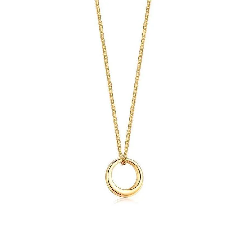 Cresent Circle Pendant