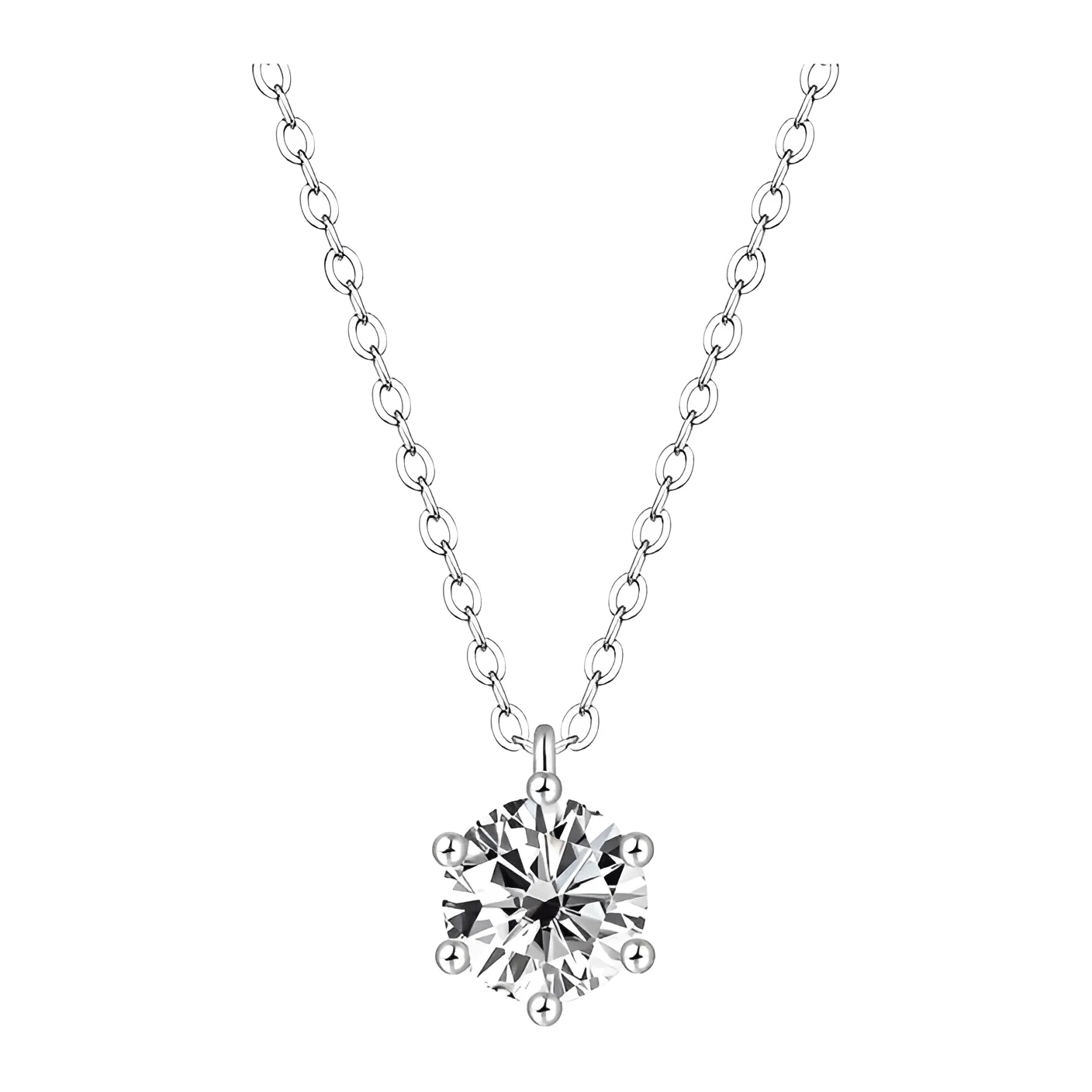 SOLITARE MoIssanite necklace